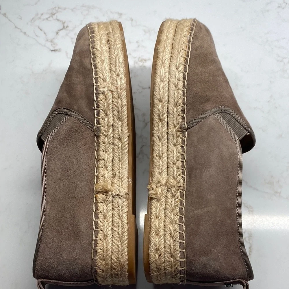 Sam Edelman Carrin Espadrille Loafers | Tan Suede Jute | Size 9.5